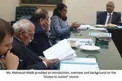 Meeting of Team – Legal Aid Society with members of Pakistan Bar Council – Aug 13, 2015