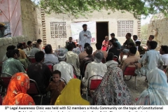 8th Legal Awareness Clinic in Larkana