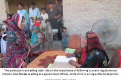 20th Legal Awareness Clinic in Larkana