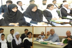 5th Legal Training – Legal Advisory Call Centre (Aug 08, 2014) Reinforcement Session; Trainer(s): Justice Khilji Arif, Prof. Akmal Wasim and Mr. Saleem Jan Khan.
